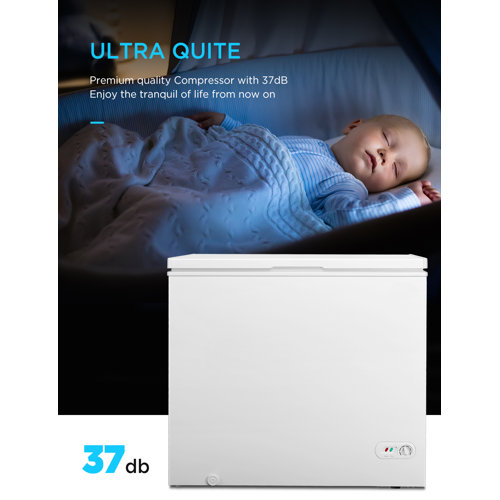 Northair 7 Cubic Feet cu. ft. Portable Chest Freezer with Adjustable